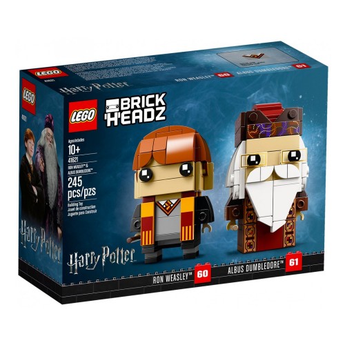 Pack BrickHeadz Ron Weasley et Albus Dumbledore n°41621 (Harry Potter)