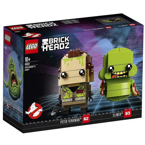 Pack BrickHeadz Peter Venkman et Slimer n°41622 (Ghostbusters)