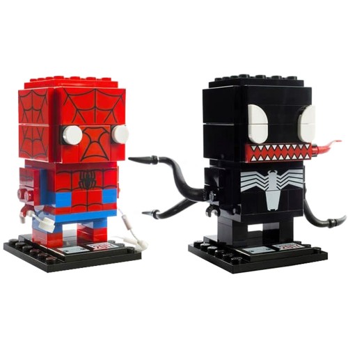 Pack BrickHeadz Spiderman et Venom n°41497 (Marvel)